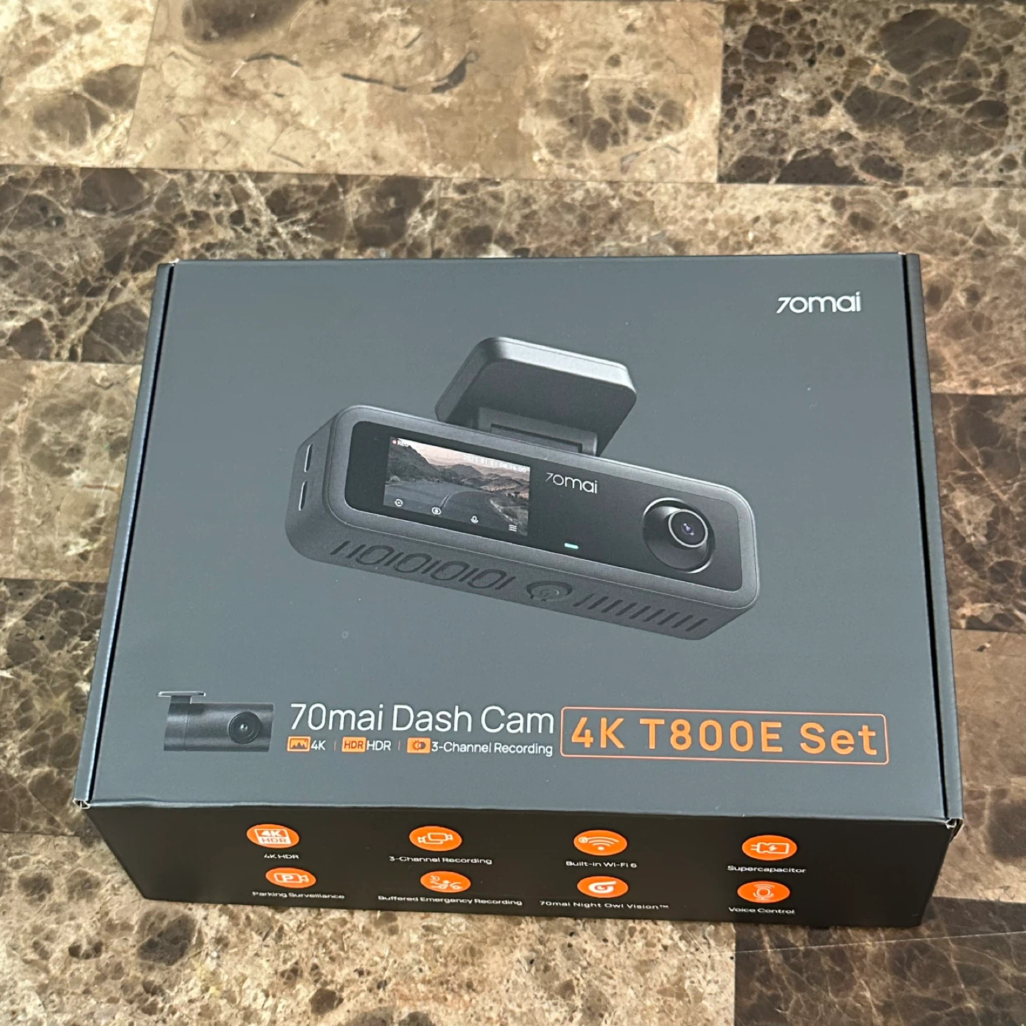 70mai Dash Cam 4K T800E Set