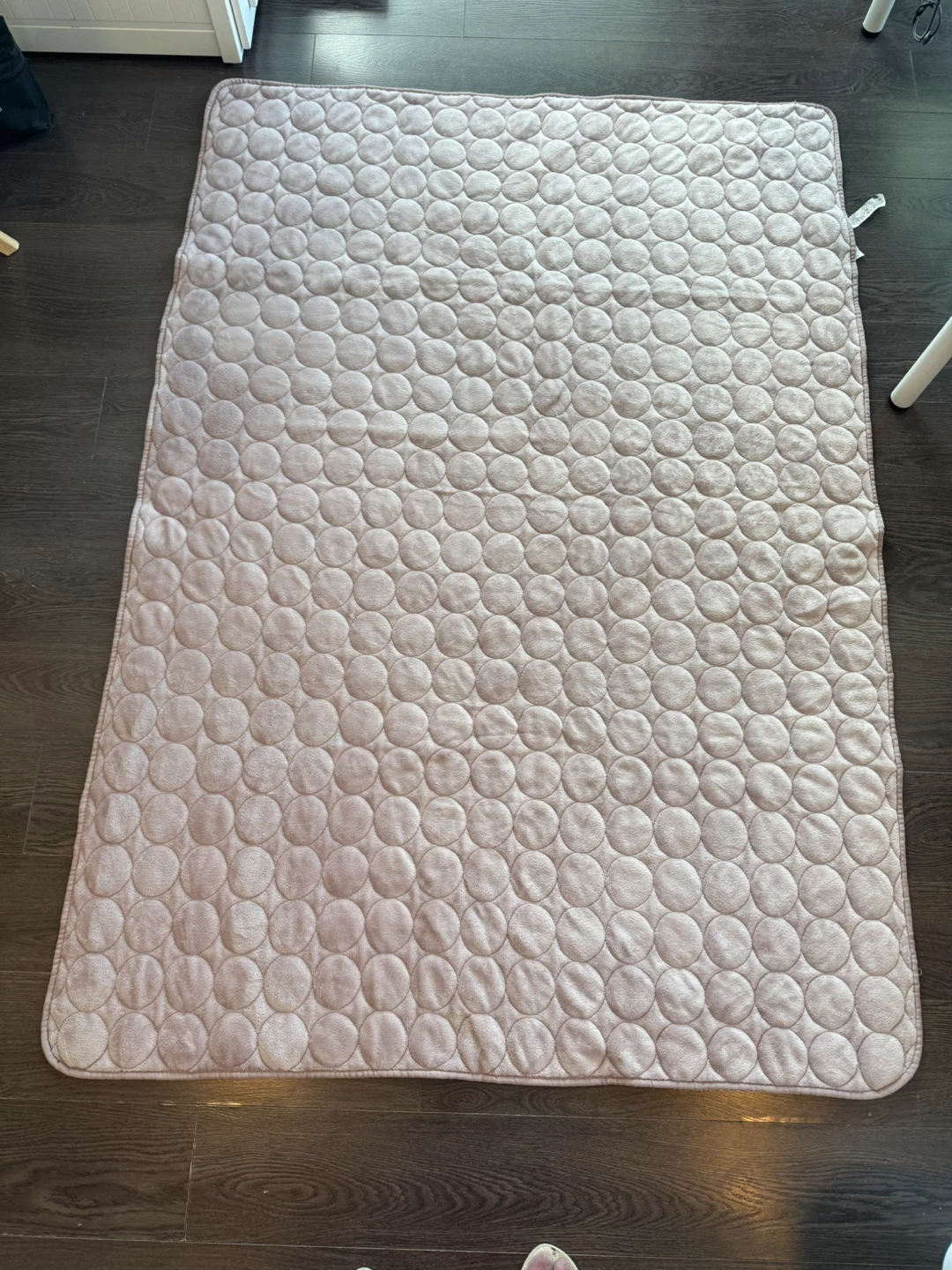Quilted Mat (Grey/Pink)