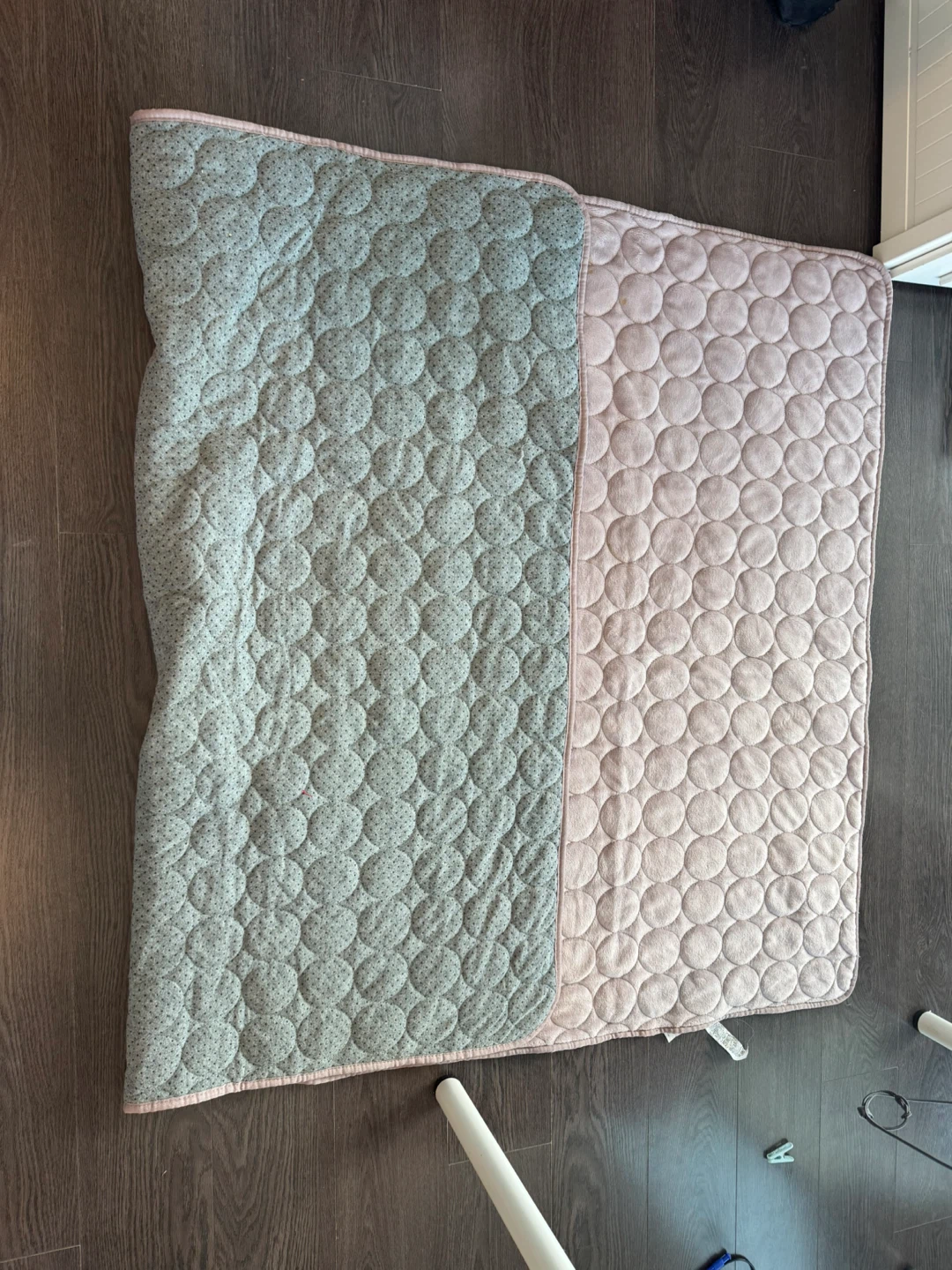 Quilted Mat (Grey/Pink) - photo 3