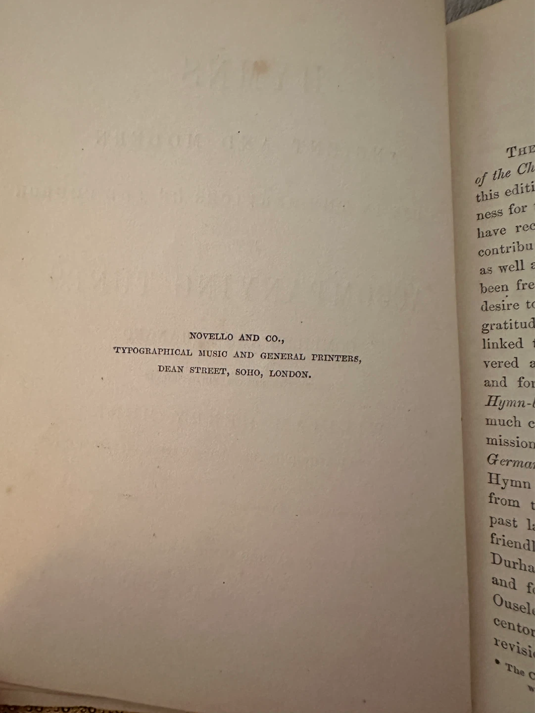 ANTIQUE Hymns Ancient and Modern with Accompanying Tunes Book - photo 4