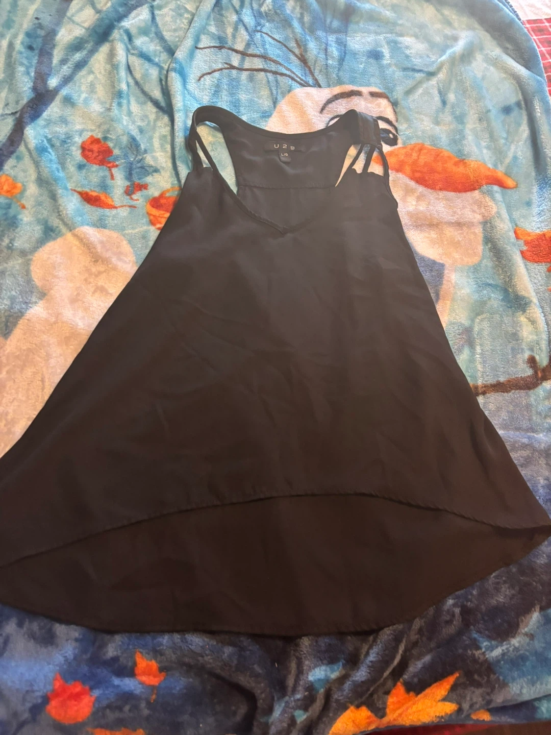U2B Black Tank Top - Size L