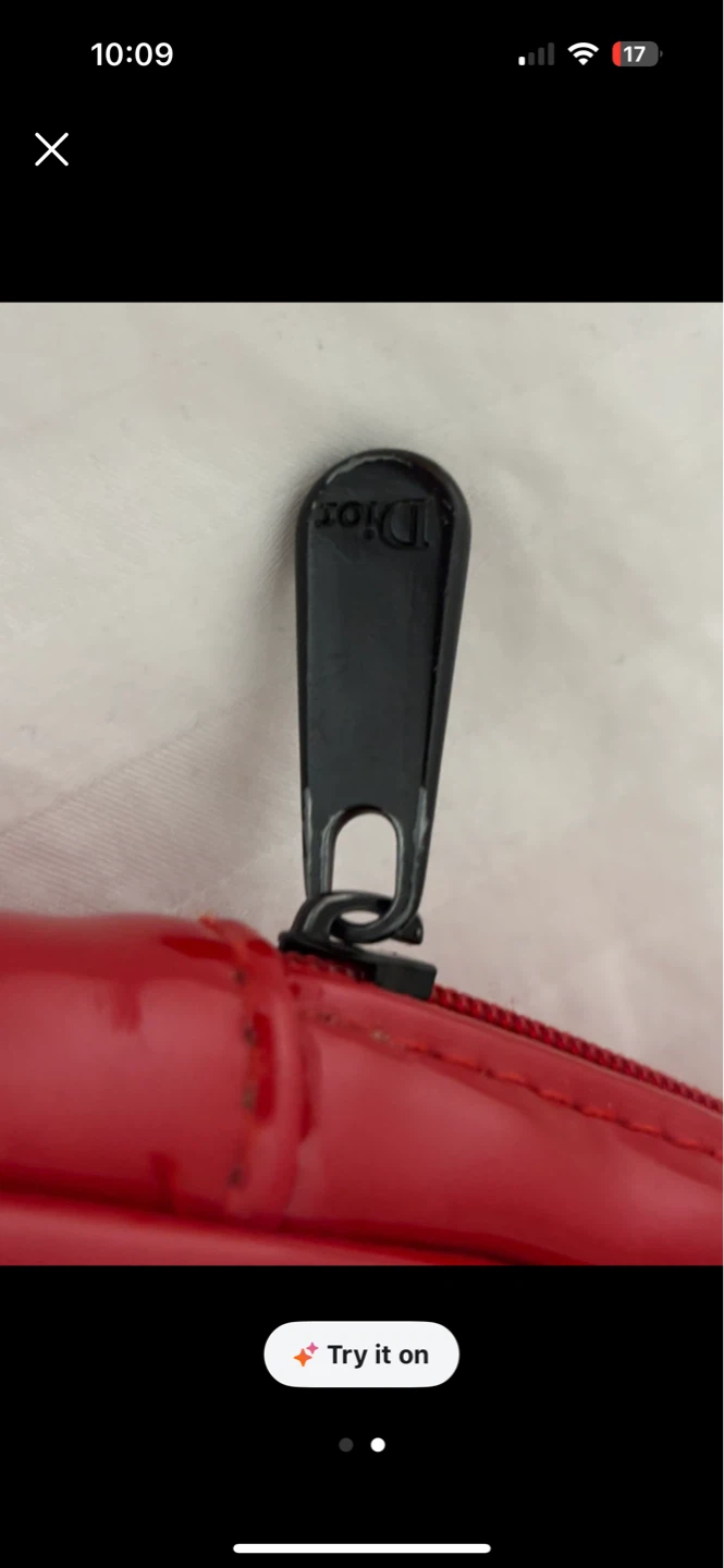 Dior Red Cosmetic Bag - photo 2
