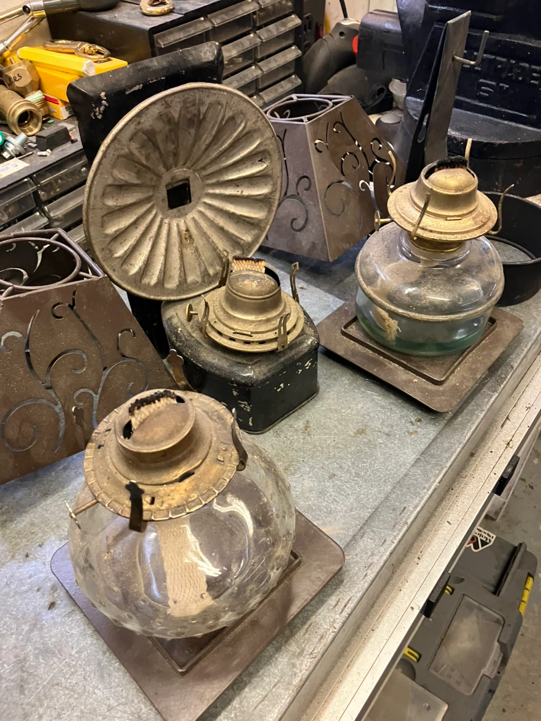 Vintage Oil Lamps (3)