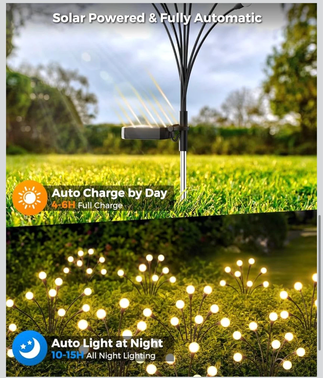 Solar Powered Firefly Garden Lights - photo 5