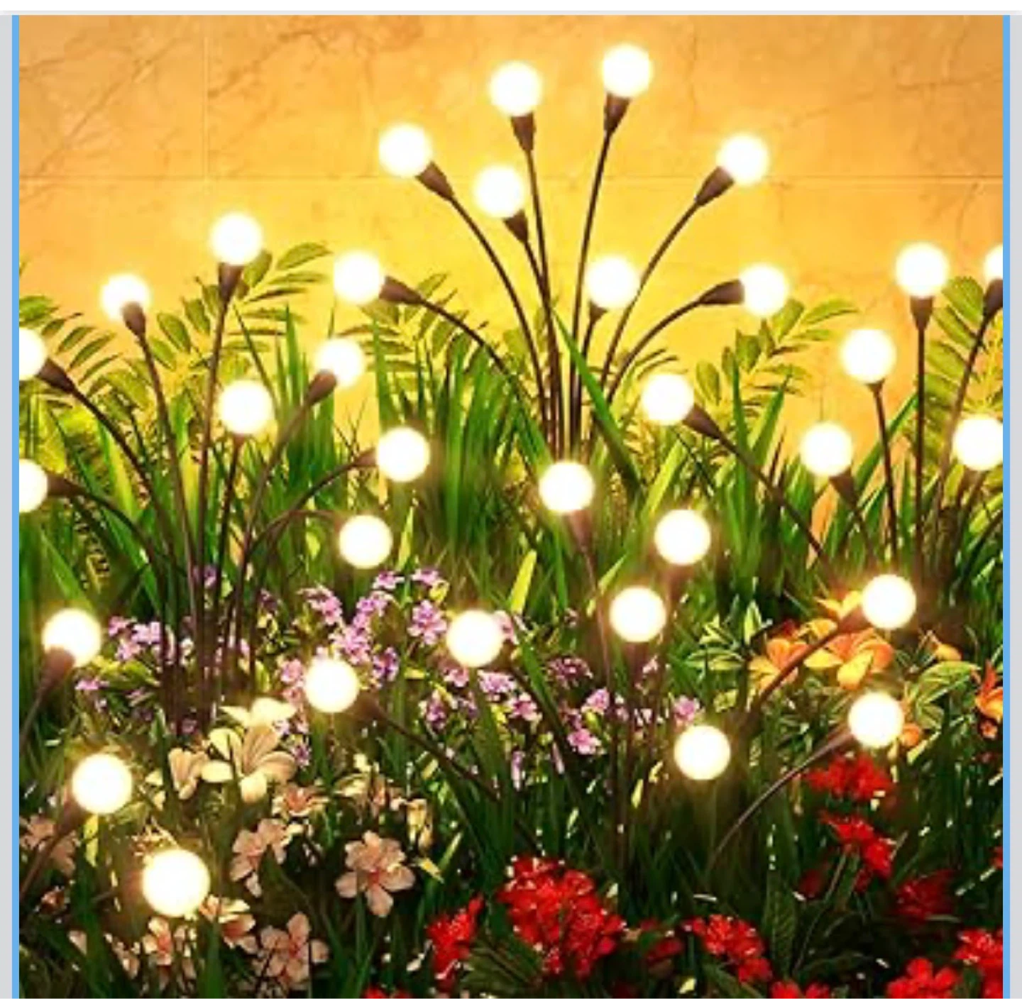 Solar Powered Firefly Garden Lights