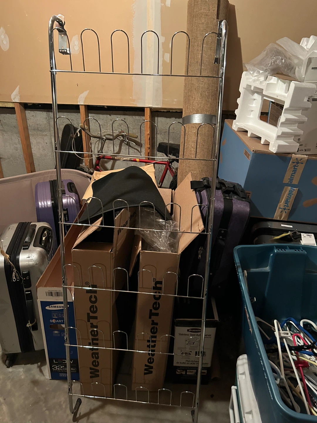 Over the Door Metal Shoe Rack