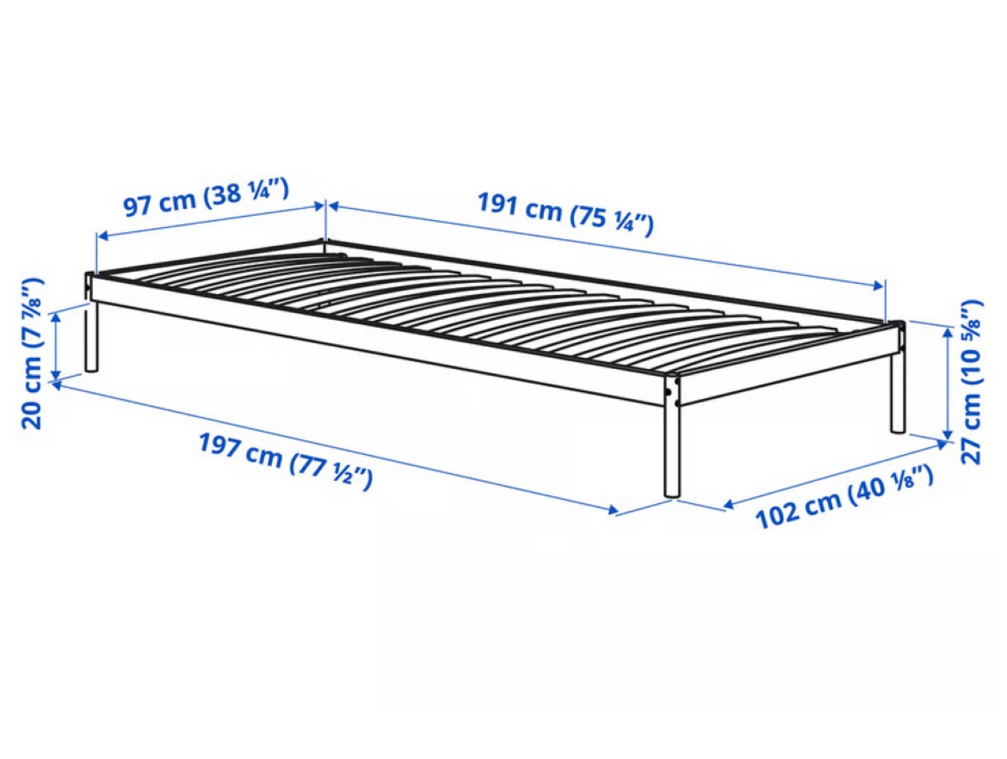 IKEA single bed set