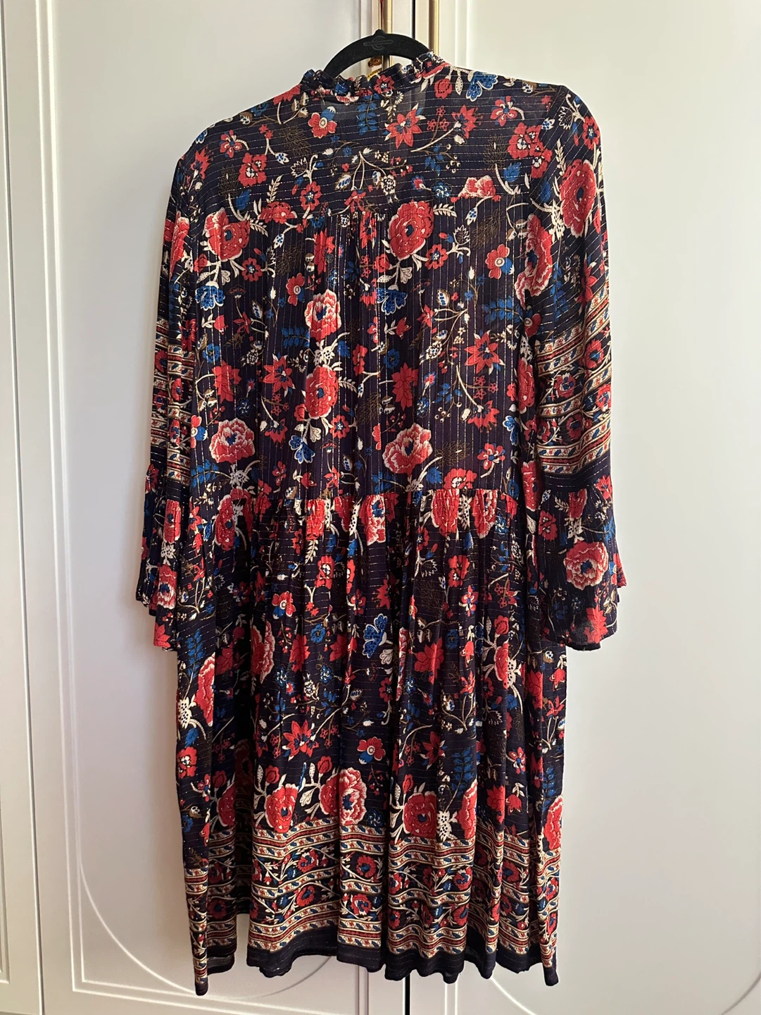Eri + Ali Floral Print Dress with Metallic Threads - photo 3