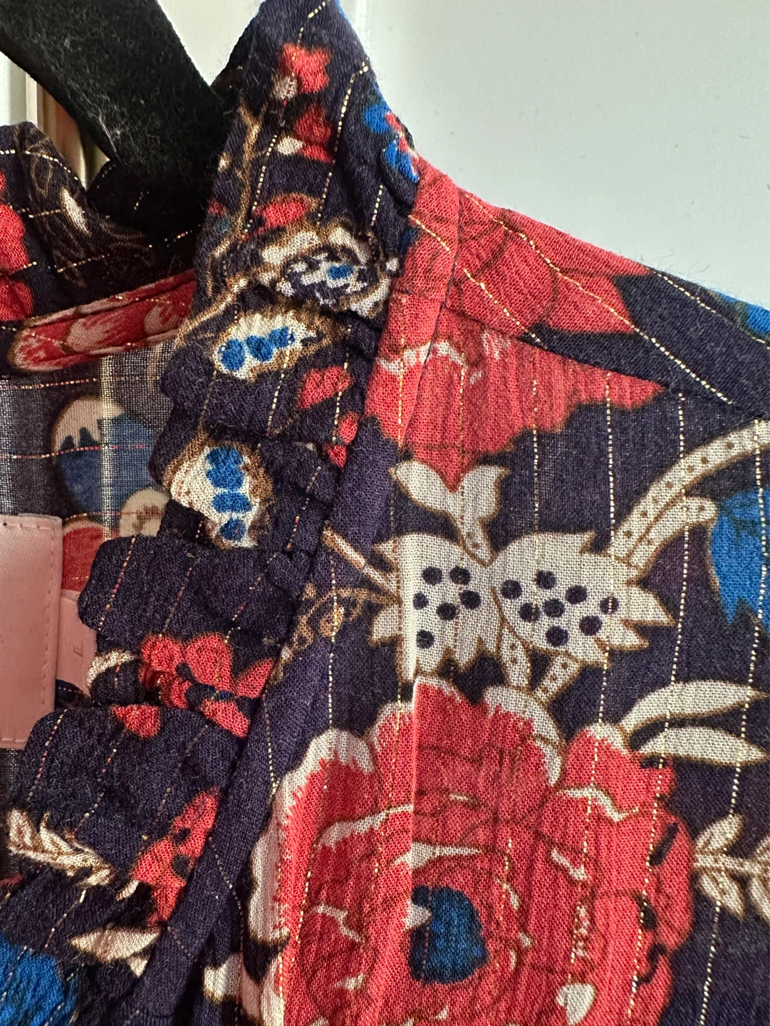 Eri + Ali Floral Print Dress with Metallic Threads - photo 5