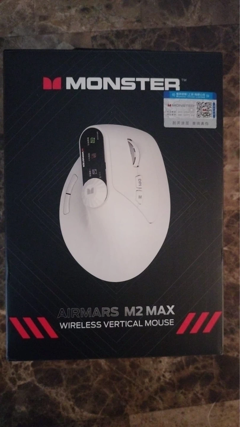 Monster Airmars M2 Max Wireless Vertical Mouse