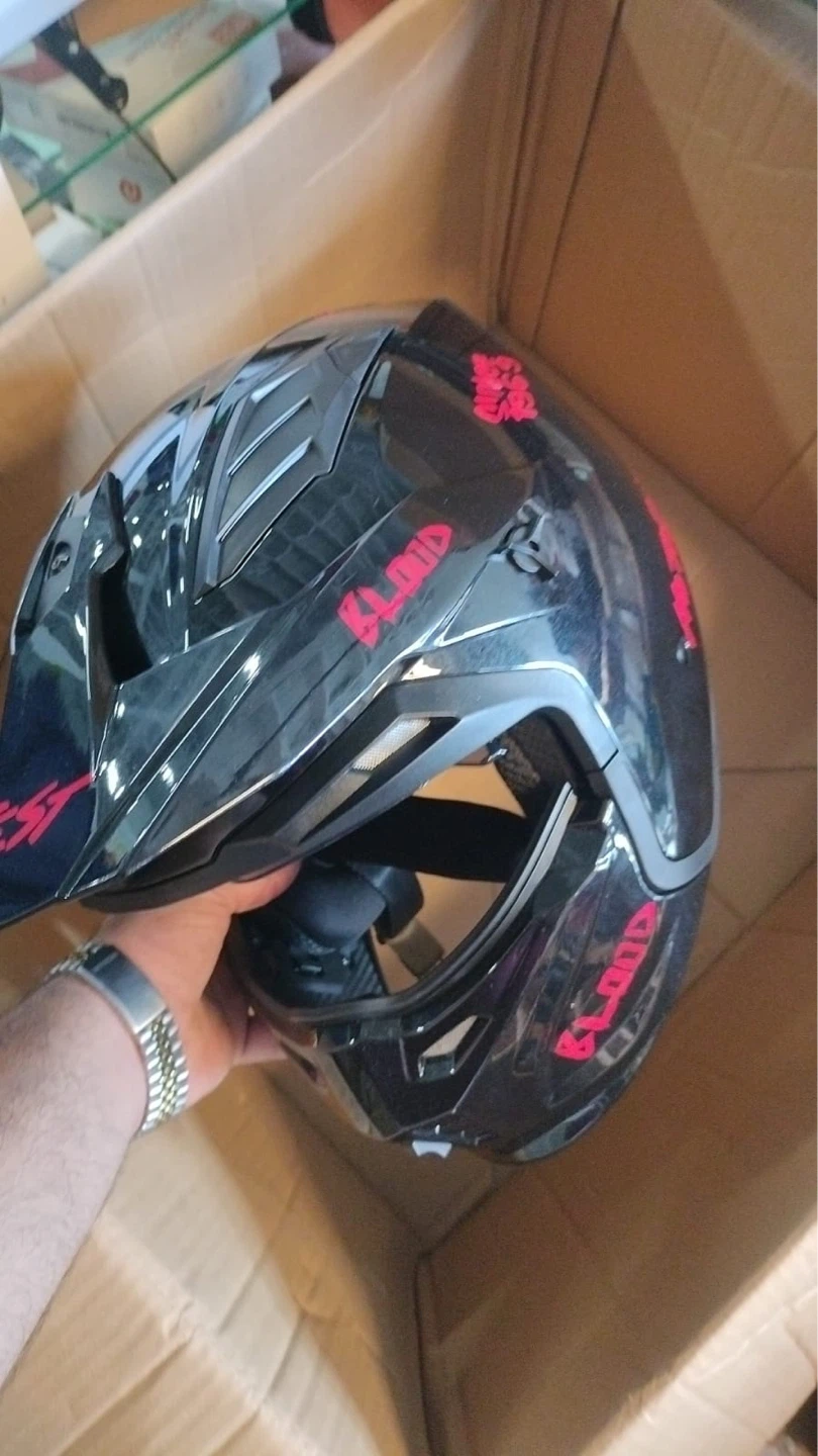 Black Motorcycle Helmet - photo 2