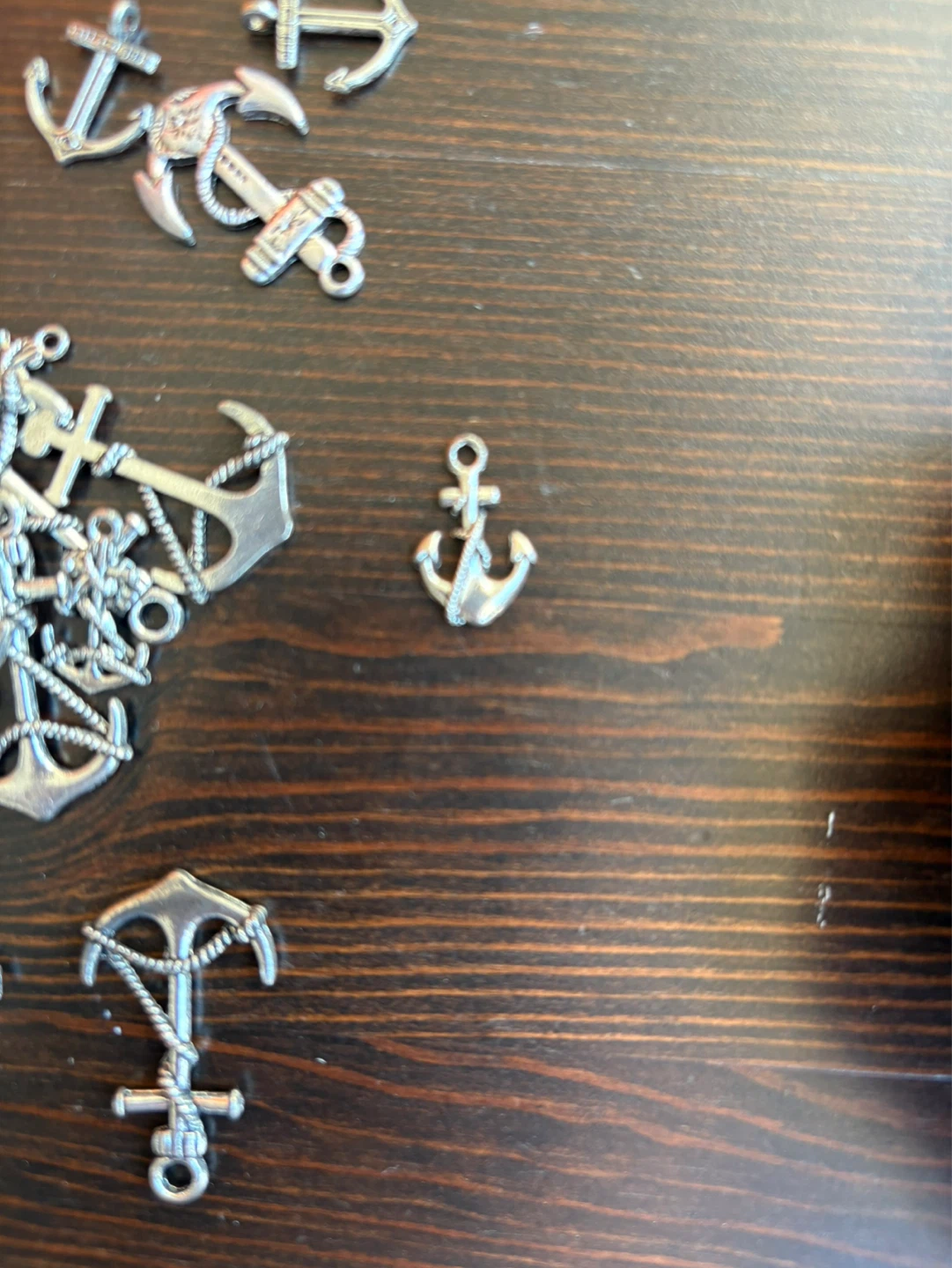 Anchor Charms - Silver Tone (Approx. 30 pcs) - photo 2