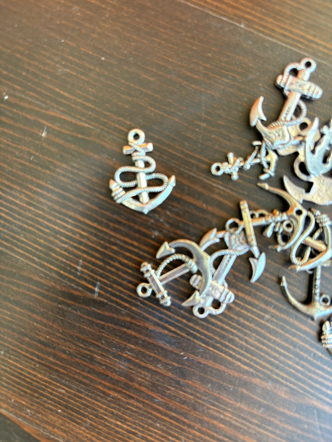 Anchor Charms - Silver Tone (Approx. 30 pcs) - photo 4