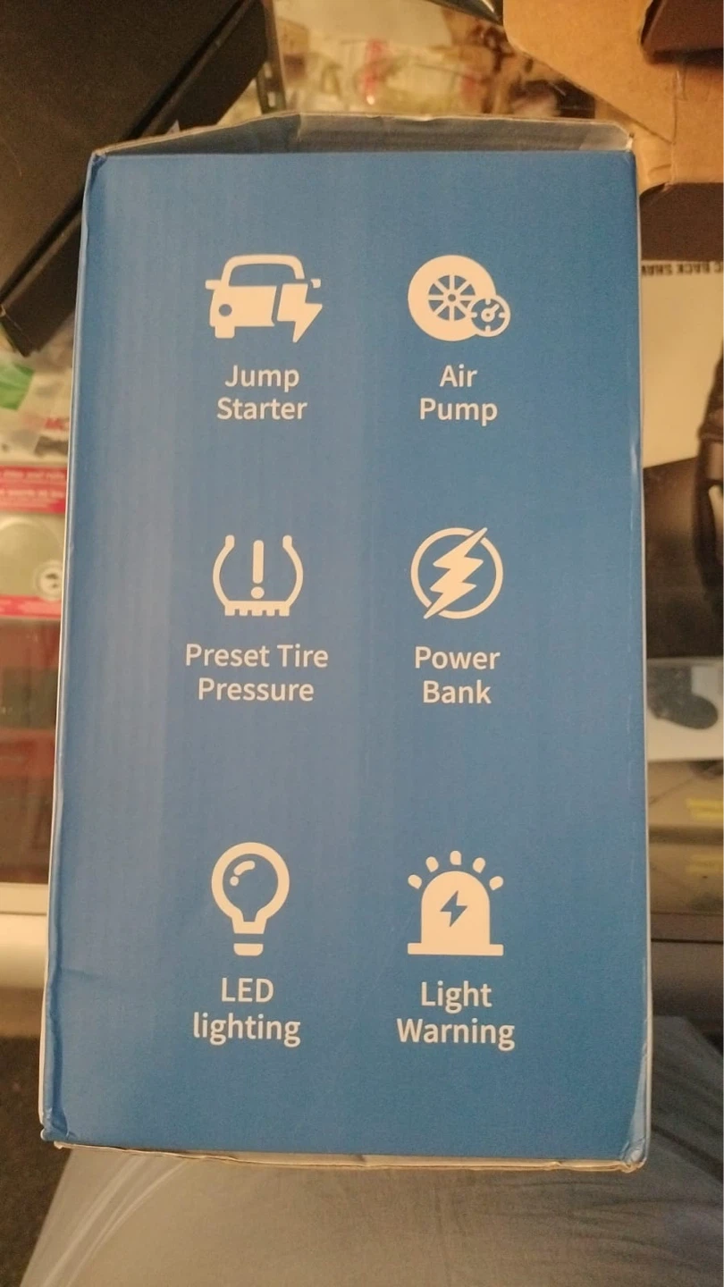 BUVAYE 6-In-1 Air Pump and Jump Starter - photo 2