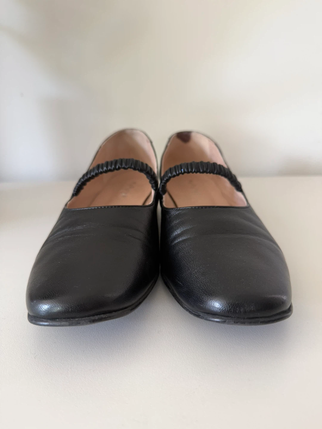 MAURICE Black Leather Mary Jane Flats - women’s shoes - photo 2