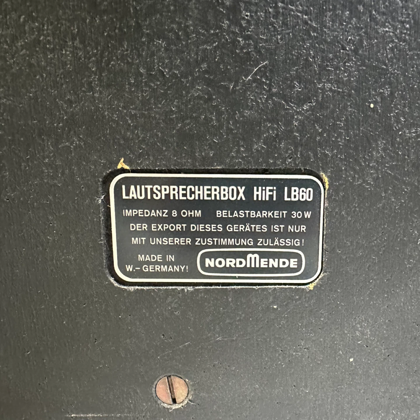 Nordmende HiFi LB60 Speakers rare - photo 4