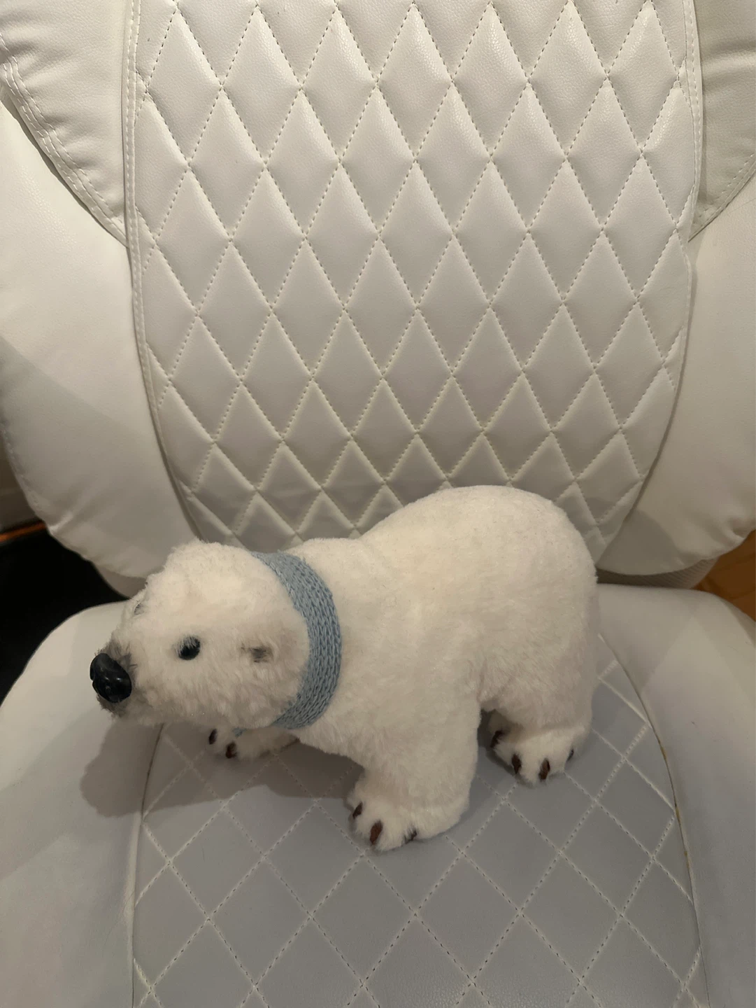 Polar Bear Toy with Scarf