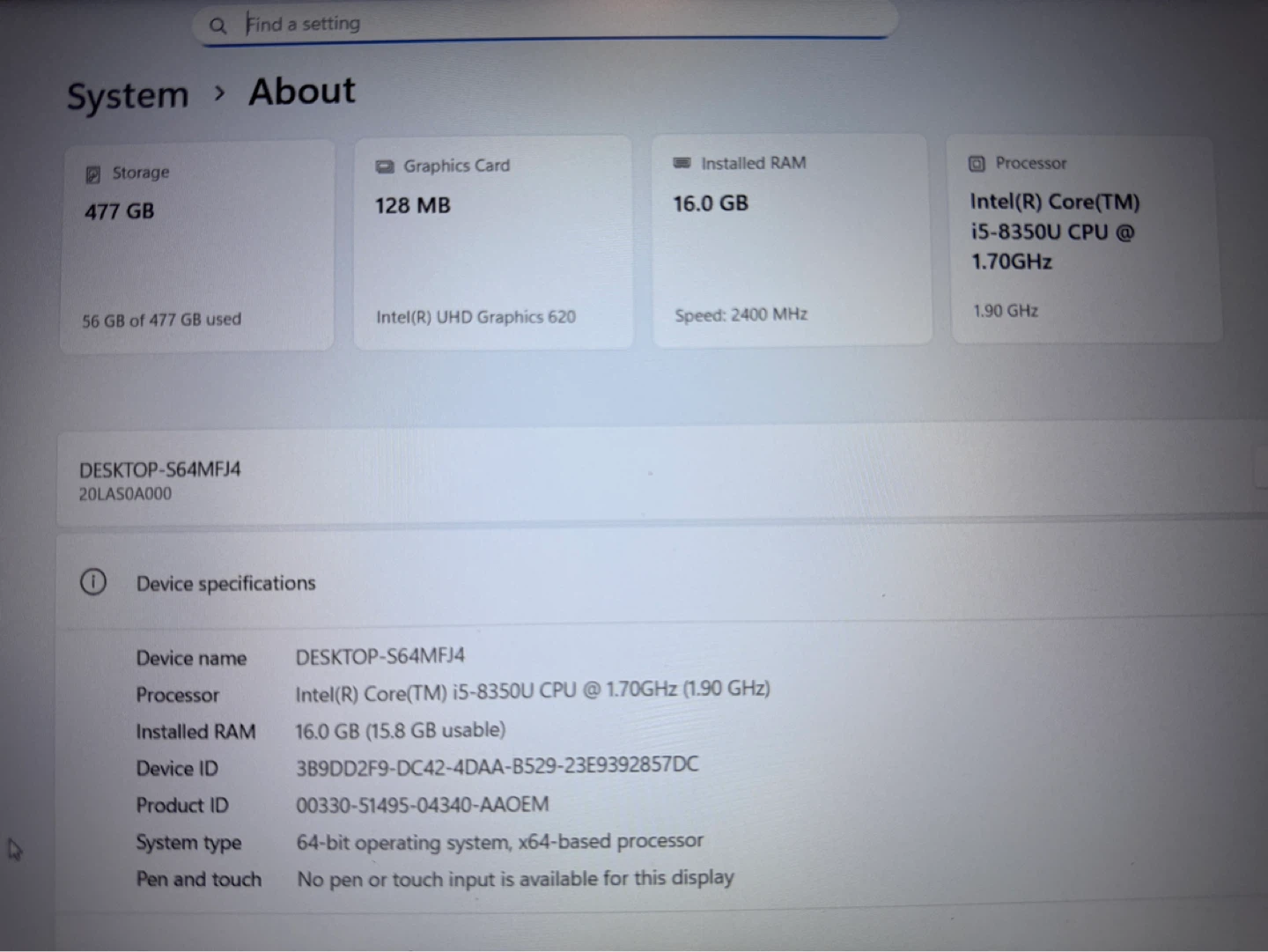 Lenovo T580 I5/16GB/512GB Win 11 Laptop - photo 3