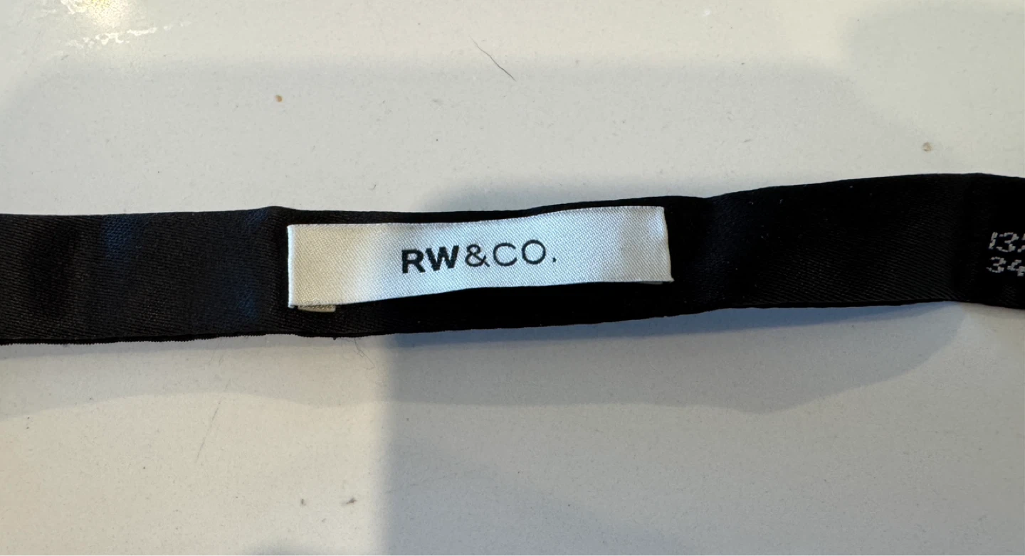 RW&CO. Black Silk Bow Tie - photo 3