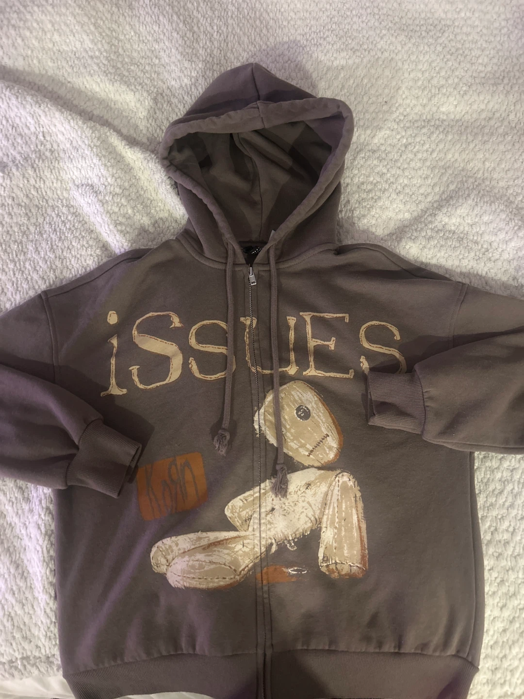 Brown Zipper Hoodie