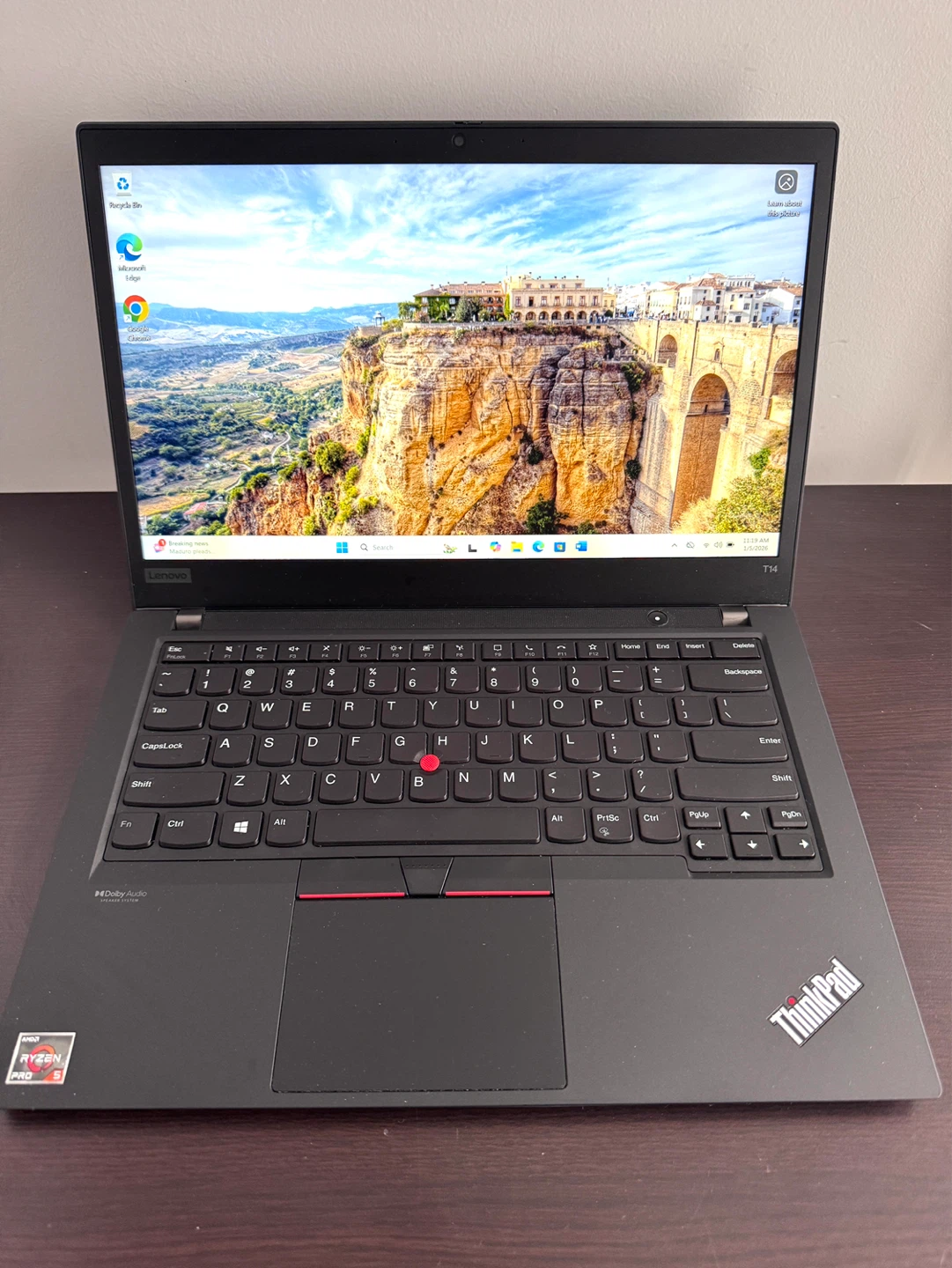 Lenovo T14-Ryzen 5/16GB/256GB Win 11 Laptops - photo 2