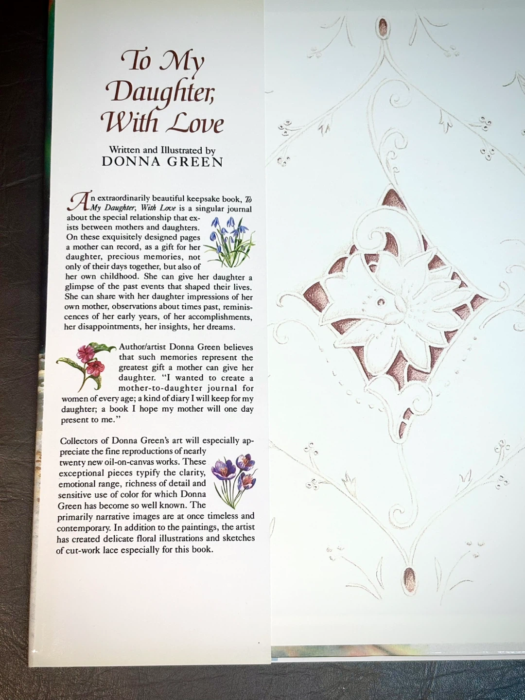 To My Daughter, With Love: A Mother's Memory Hardcover Book - photo 2