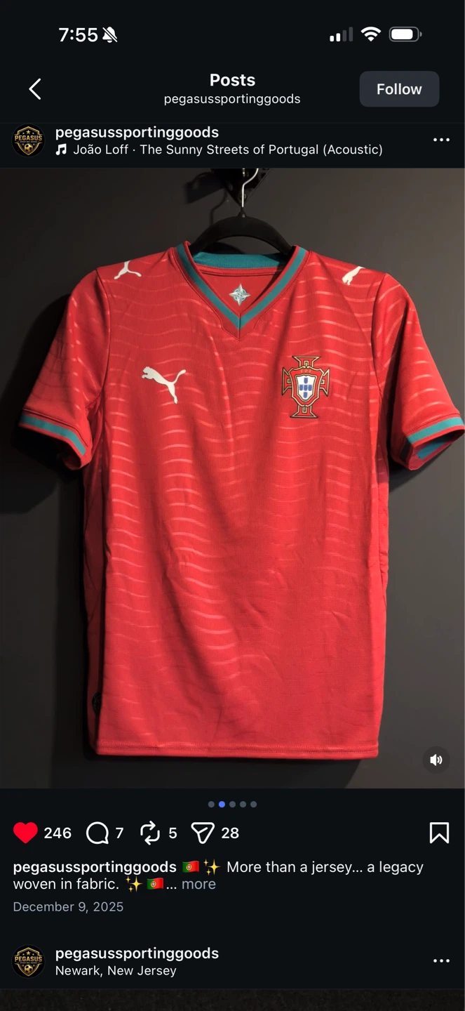 Portugal home Jersey-World cup 2026- Player version