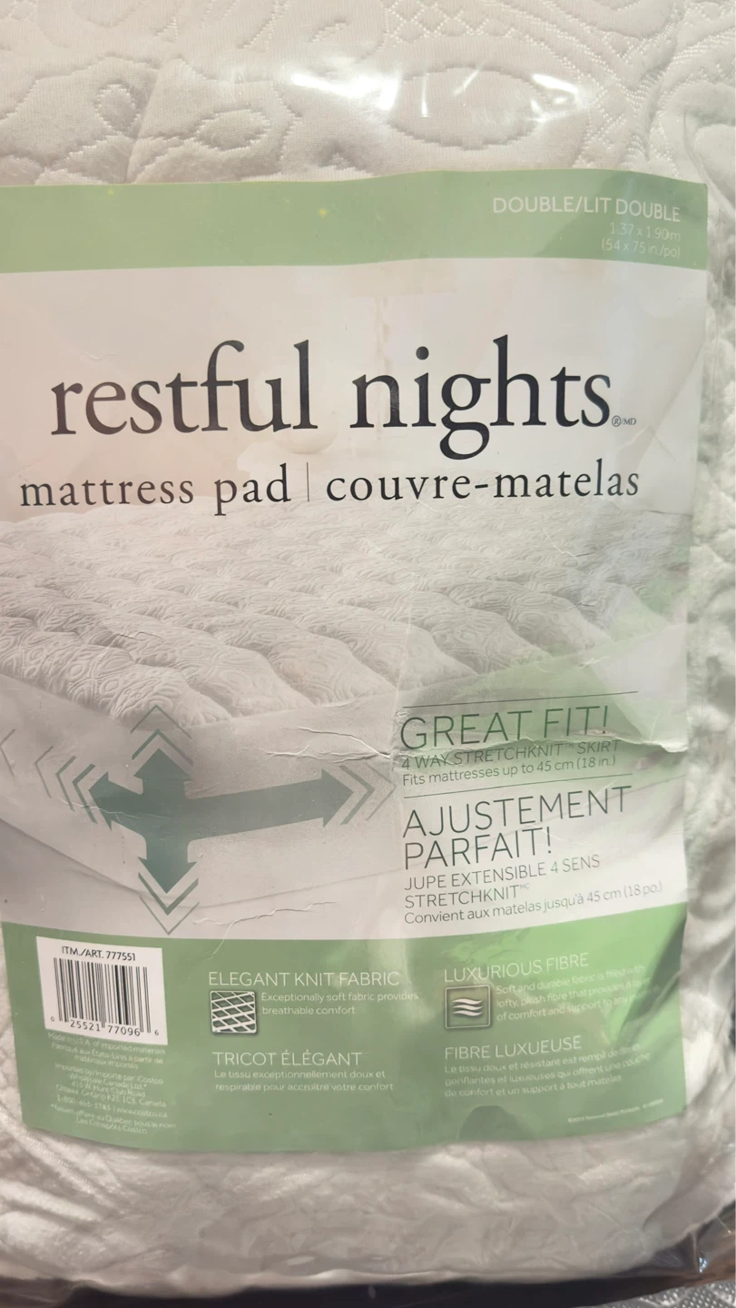Restful Night Double Mattress Pad