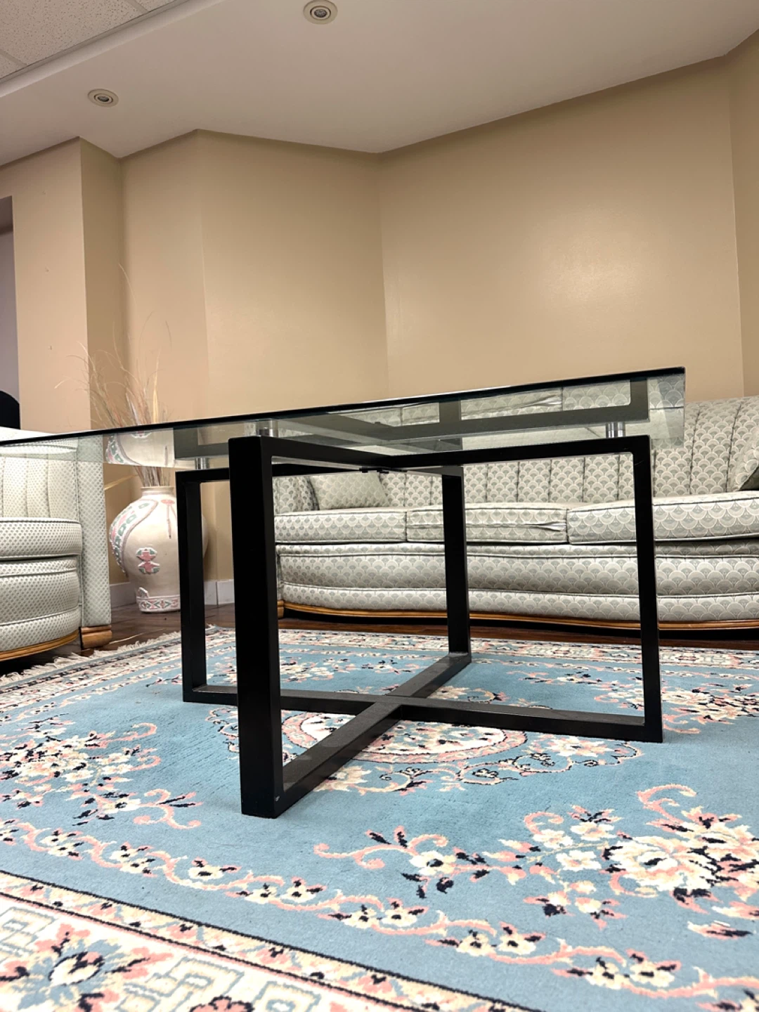 Modern Architectural Glass Coffee Table (CAN DELIVER) - photo 2