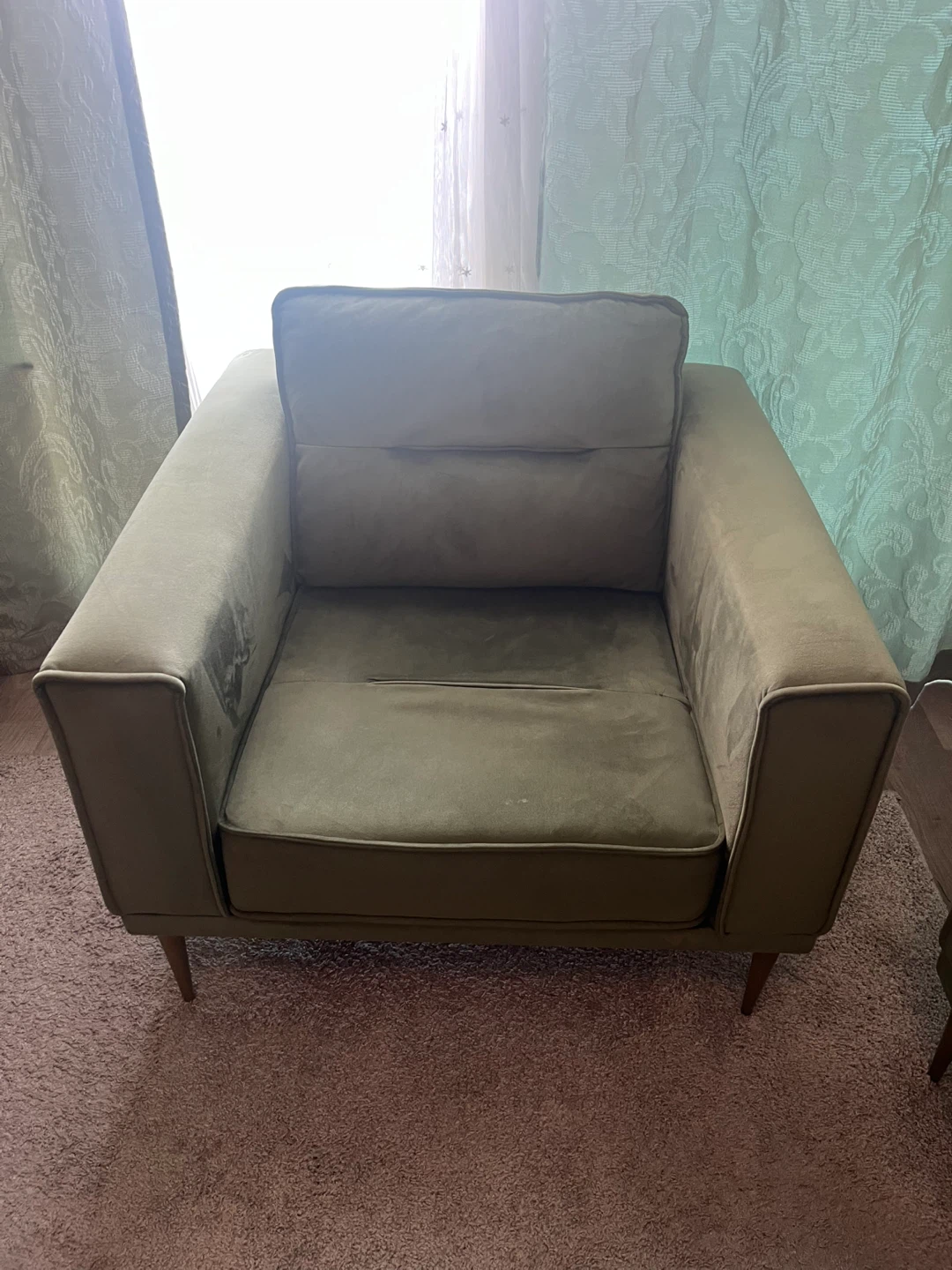 Olive Green Accent Chair - photo 5