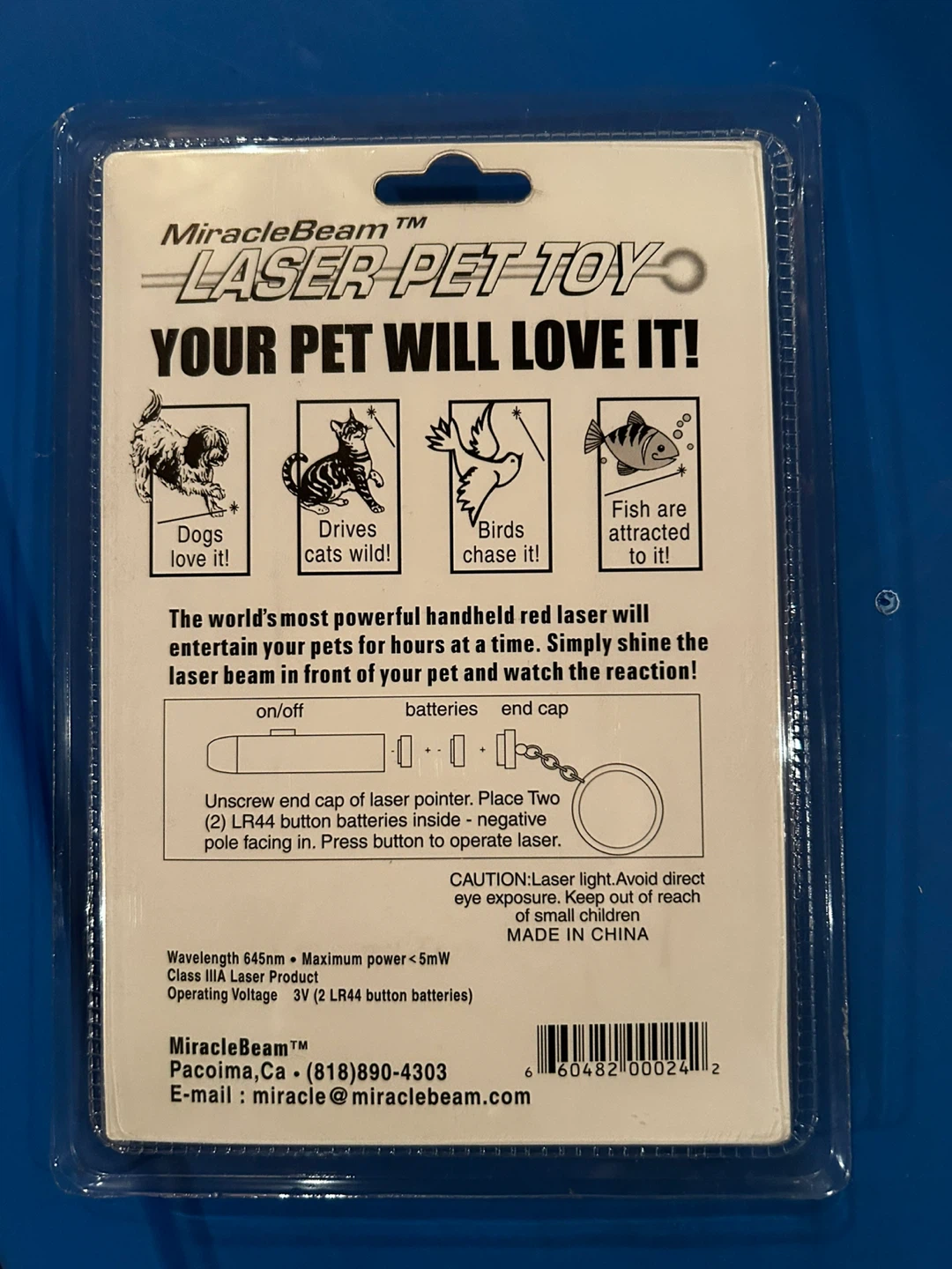MiracleBeam Laser Pet Toy - photo 2