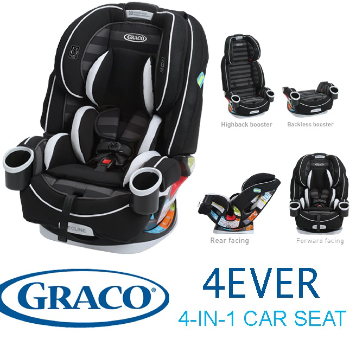 Graco 4Ever 4-in-1 Car Seat (new)