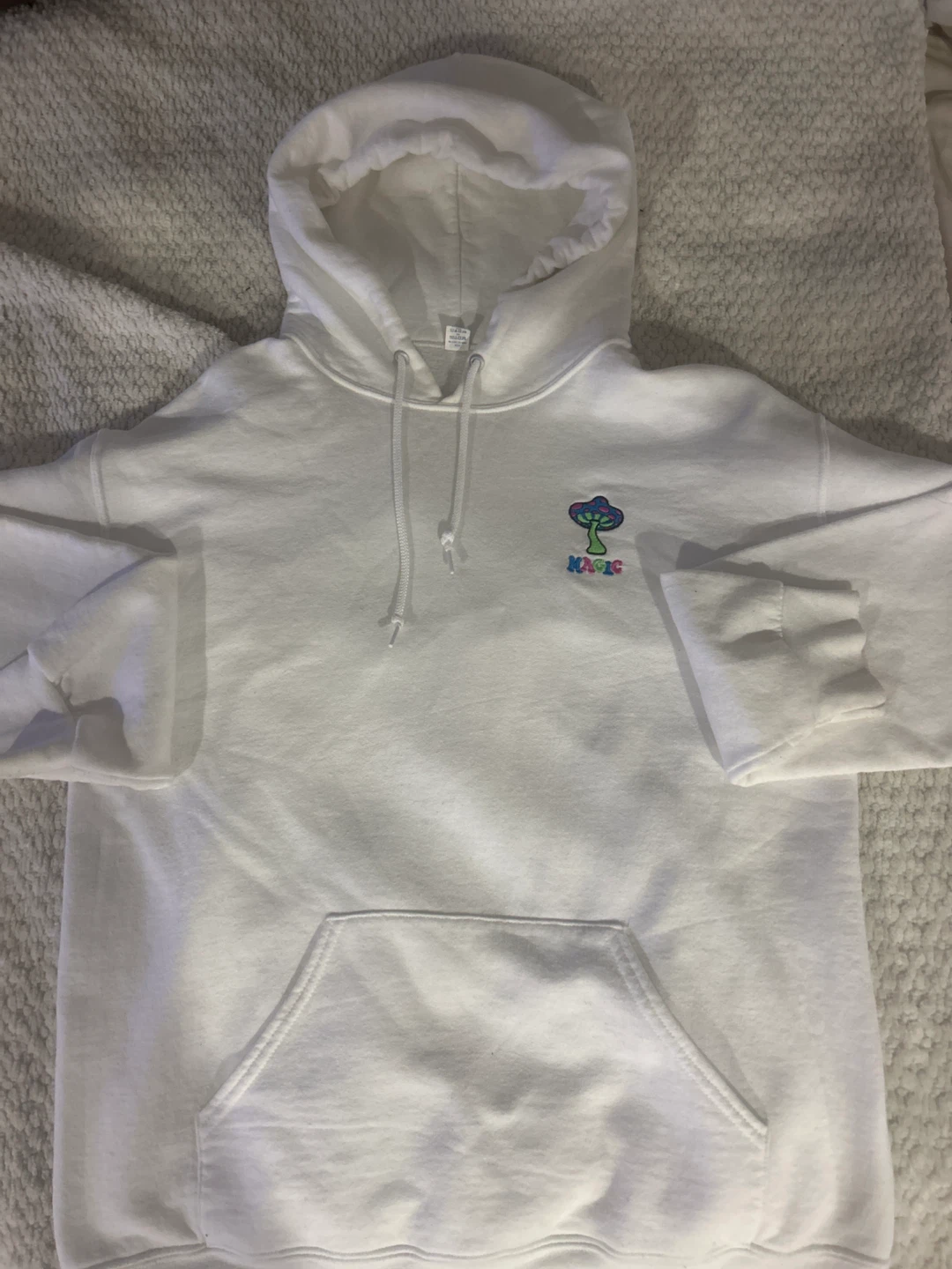 White Magic Mushroom Hoodie