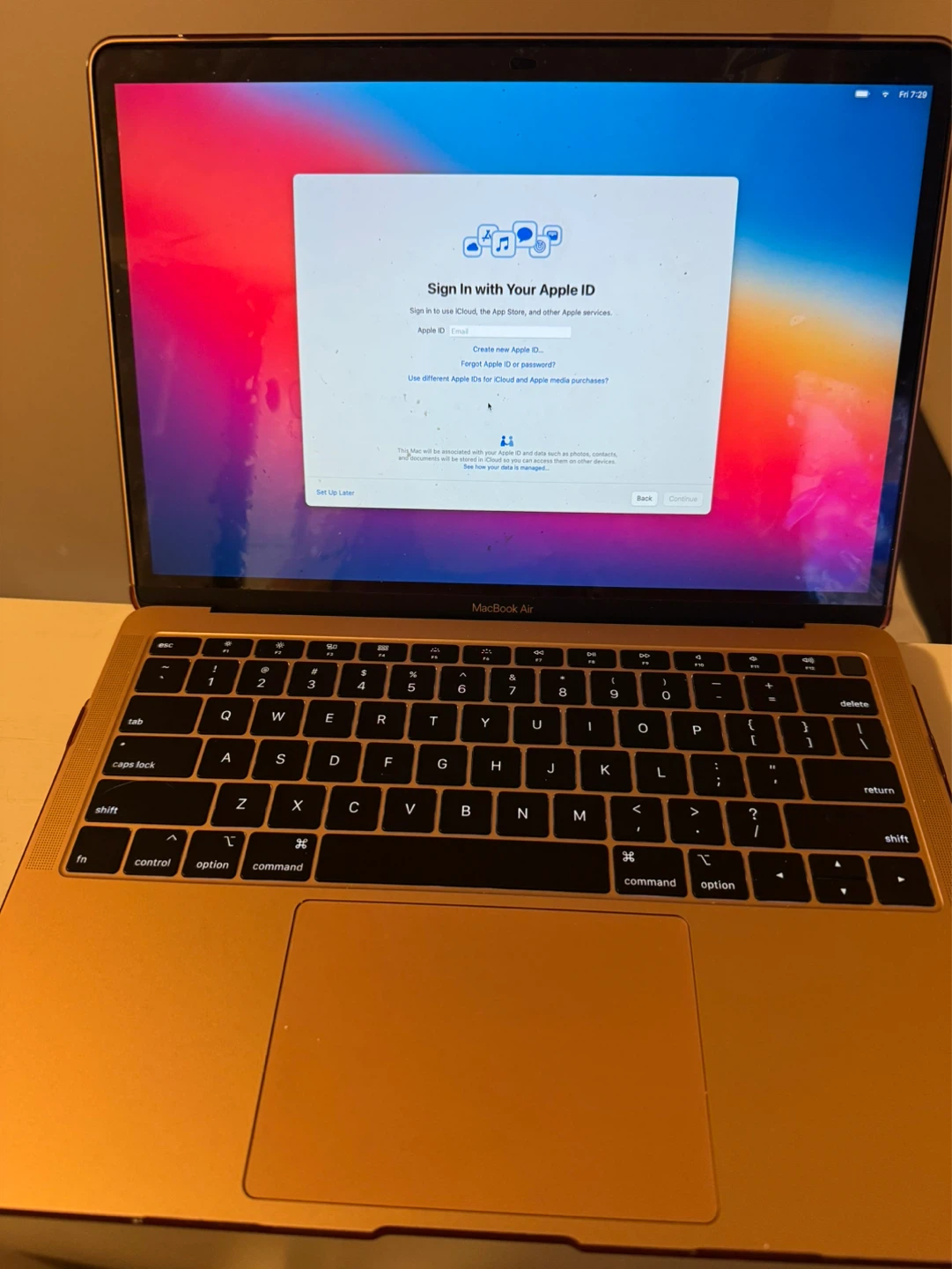 Apple MacBook Air (Rose Gold) 2018 13 inches 128G - photo 2