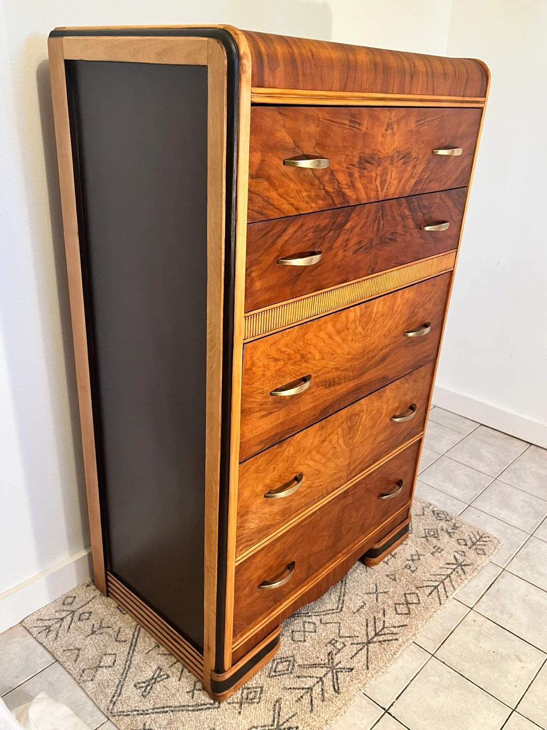 Restored Art Deco Waterfall Hammond Dresser - photo 2