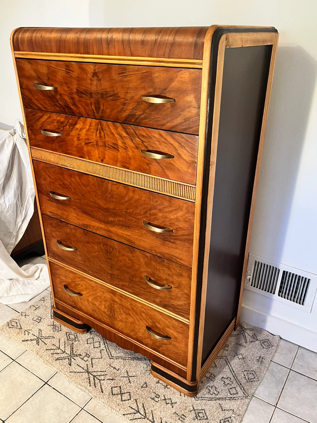 Restored Art Deco Waterfall Hammond Dresser - photo 3