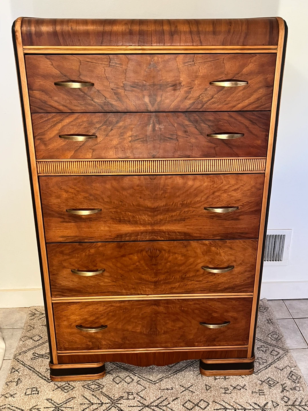 Restored Art Deco Waterfall Hammond Dresser