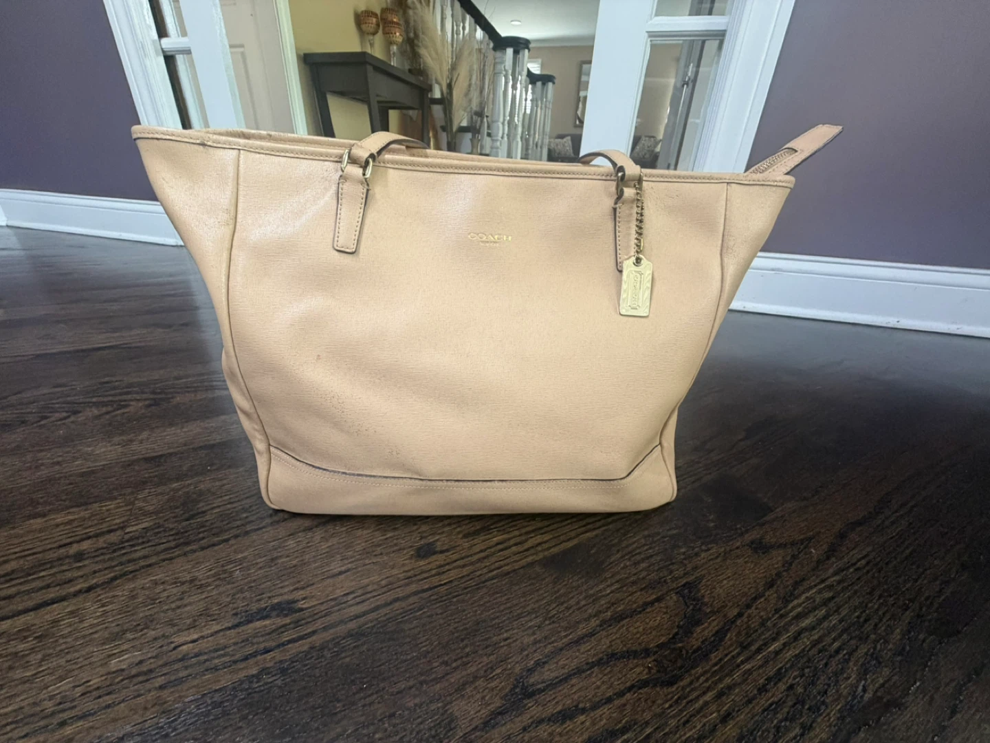 Coach Leather Tote Bag - photo 2
