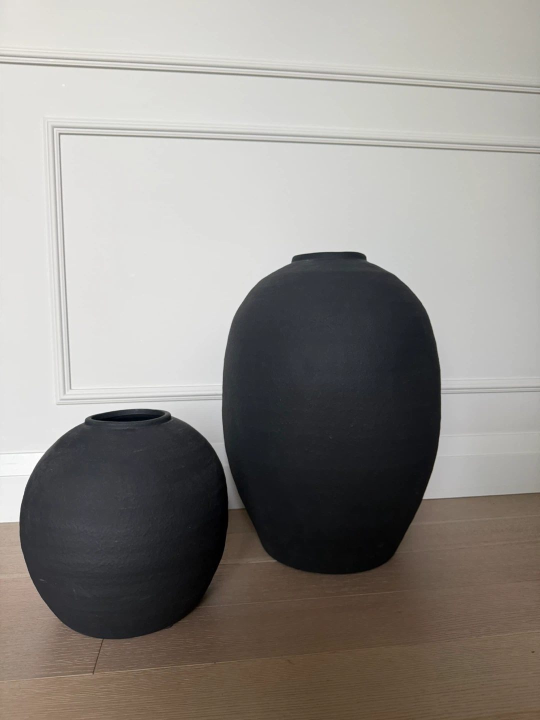 Urban barn black vases set