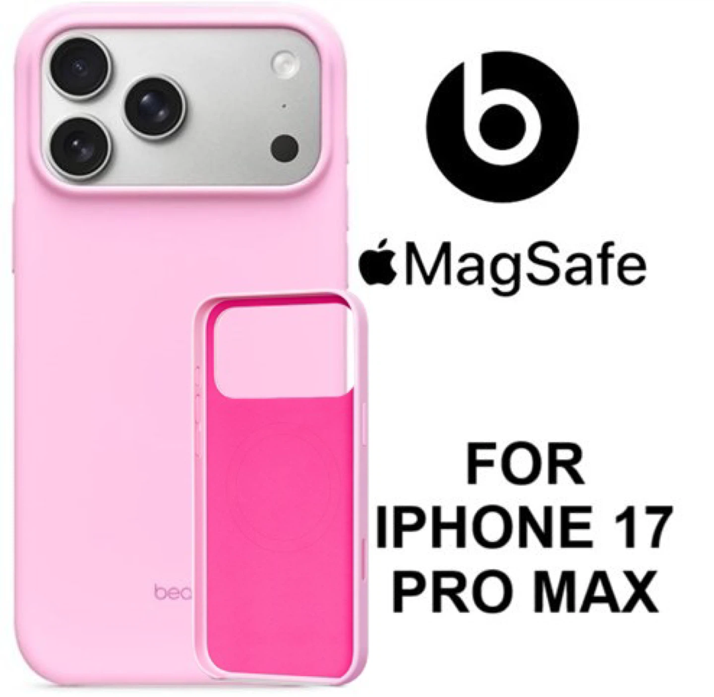 Beats Pink MagSafe Case for iPhone 17 Pro Max