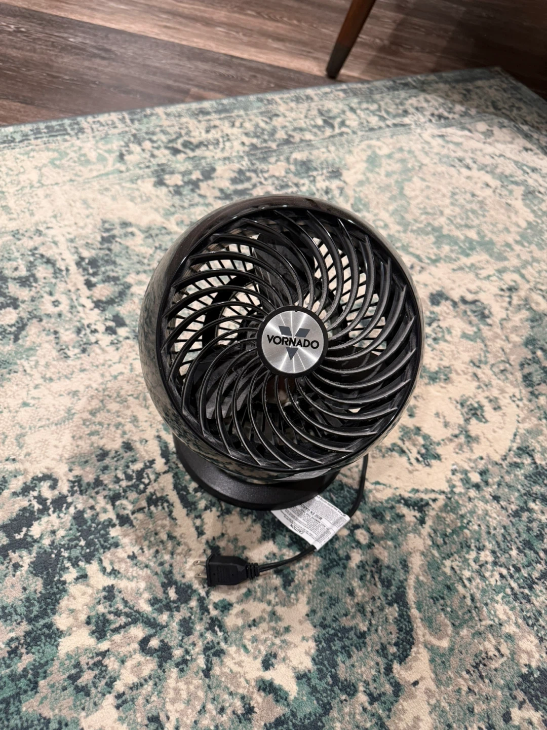 Vornado Black Vortex Personal Air Circulator Fan - photo 2
