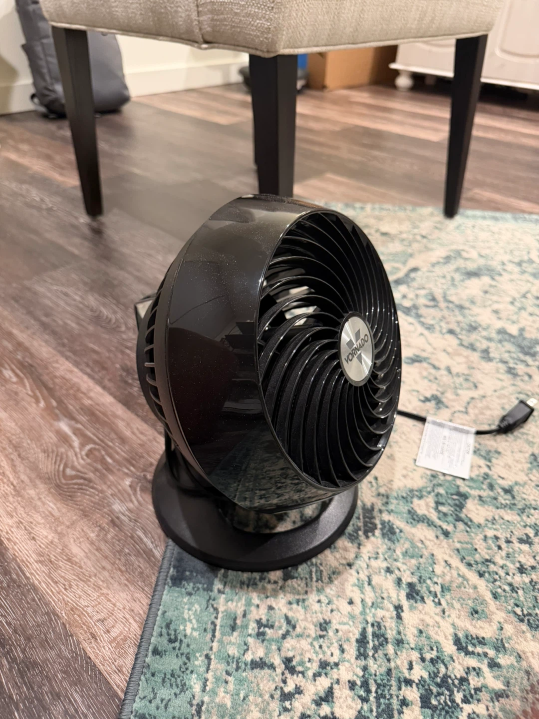 Vornado Black Personal Desk Fan