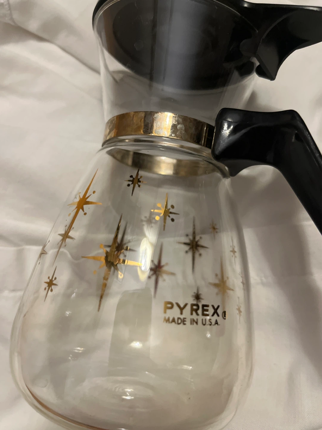 Vintage Pyrex Starburst Small Coffee Carafe - photo 2