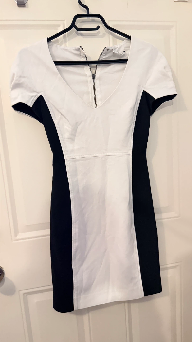 Black and White Sheath Dress size 0/S - photo 2