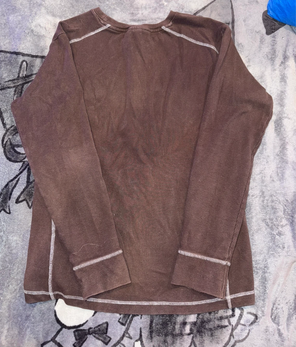 Brown Long Sleeve Sweatshirt - photo 3