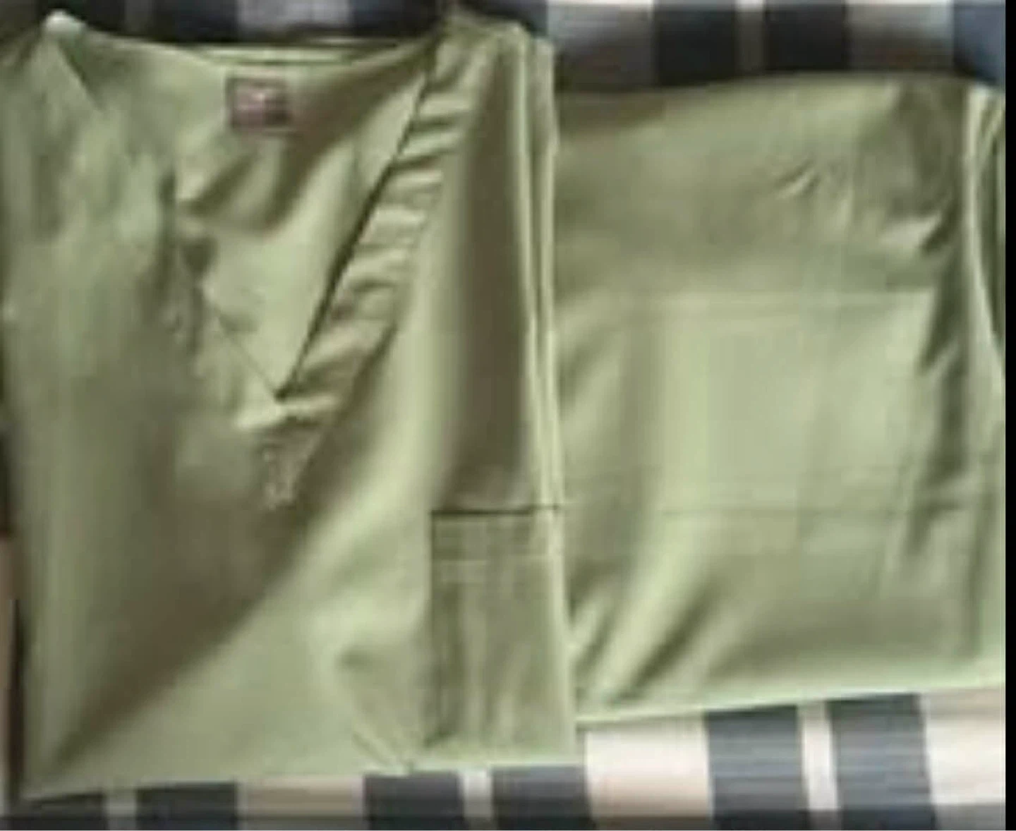 Light Green Scrub Top and Pants Set