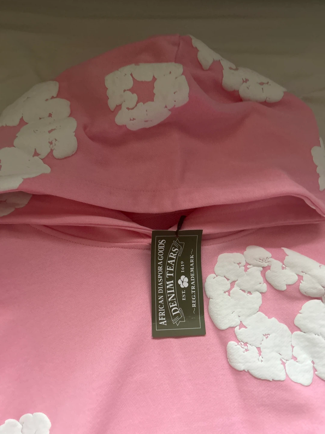 Denim Tears Pink Cloud Hoodie and Sweatpants Set - photo 2