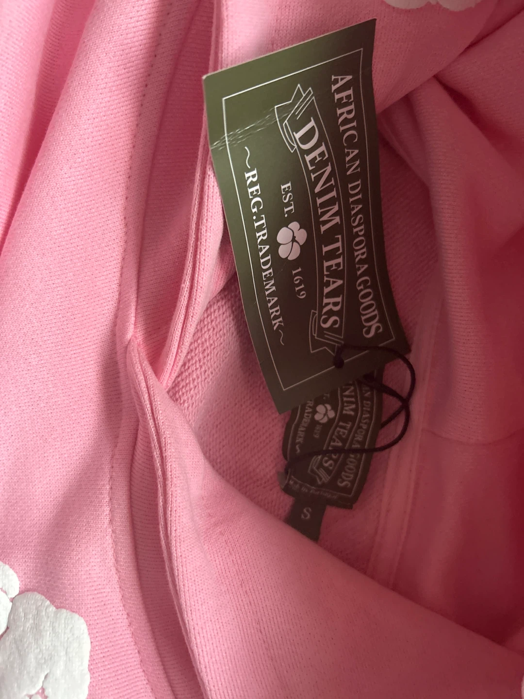Denim Tears Pink Cloud Hoodie and Sweatpants Set - photo 4
