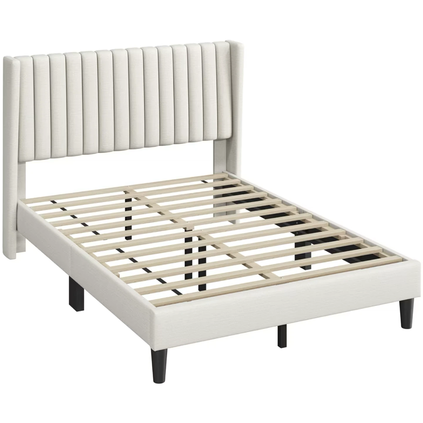 Full Size Upholstered Platform Bed Frame - photo 3