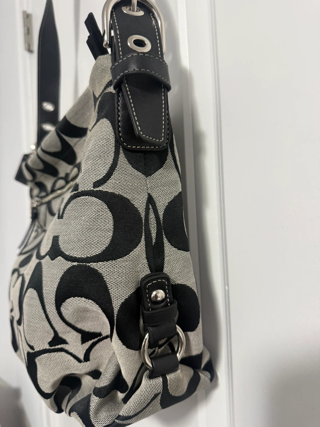 Coach Monogram Canvas Shoulder Bag - photo 3